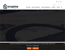 Tablet Screenshot of ecopimeprojects.com